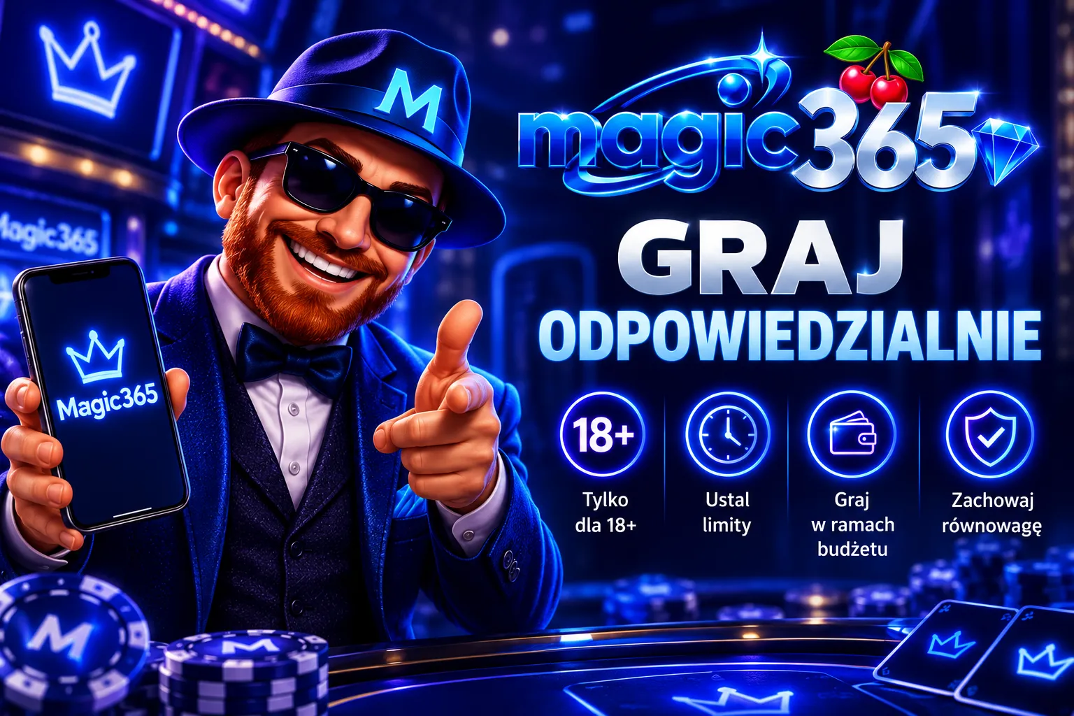 Odpowiedzialna gra w Magic365